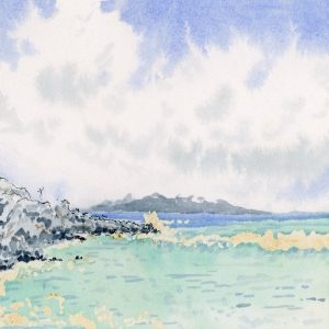 Honolua Bay ~ Watercolor Original