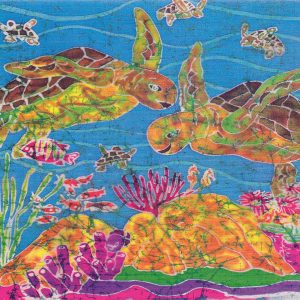 Swimming with the Turtles ~ Art Cards  Set of 6
