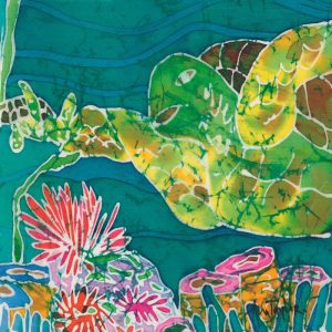 Mama and Baby Turtles ~ Art Cards Set of 6 w/env